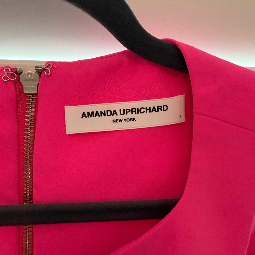 Amanda Uprichard Hot Pink Puzzle Dress - Picture 2 of 5